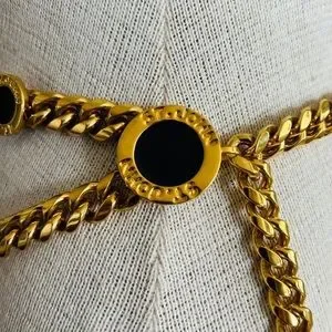 St. John | Accessories | Vintage St John Gold Tone Black  display picture 3